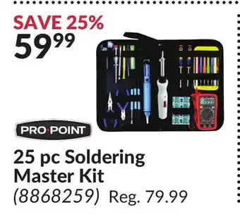 Princess Auto 25 pc soldering master kit offer