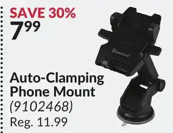 Princess Auto Auto-clamping phone mount offer