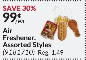 Princess Auto Air freshener offer