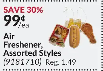 Princess Auto Air freshener offer
