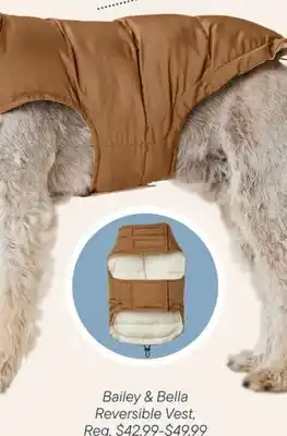 Petvalu Bailey & bella reversible vest offer