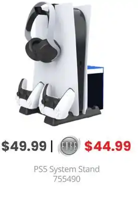 GameStop Biogenik ps5 biogenik playstation 5 system stand offer
