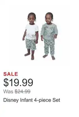 Costco Disney infant 4-piece set offer