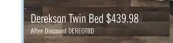 The Brick Derekson twin bed offer