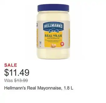 Costco Hellmann's real mayonnaise, 1.8 l offer