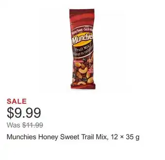 Costco Munchies honey sweet trail mix, 12 × 35 g offer