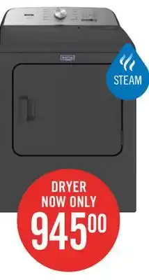 The Brick Maytag 7 cu. ft. pet pro electric dryer - ymed6500mbk offer