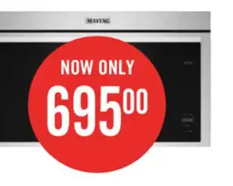 The Brick Maytag 1.1 cu. ft. over-the-range flush-mount microwave - ymmmf6030pz offer