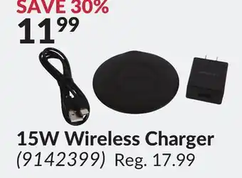 Princess Auto 15w wireless charger offer