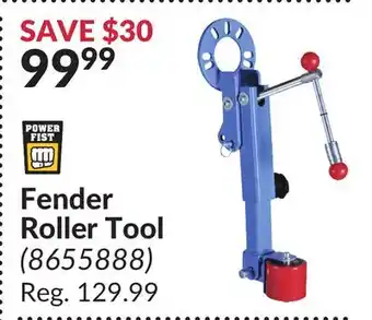 Princess Auto Fender roller tool offer