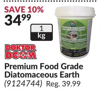 Princess Auto Premium food grade diatomaceous earth offer