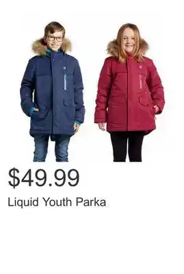 Costco Liquid youth parka offer