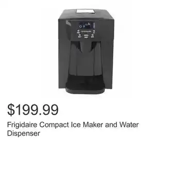 Costco Frigidaire compact ice maker and water dispenser offer