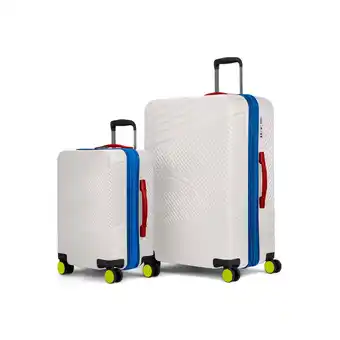 Best Buy Reebok go collection - 2 pcs luggage set - white offer