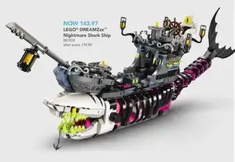 Toys R us Lego dreamzzz nightmare shark ship offer