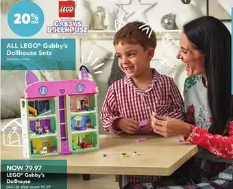 Toys R us Lego gabby's dollhouse offer