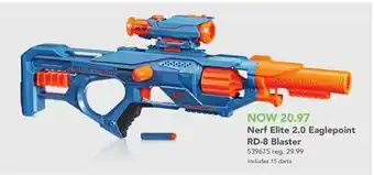 Toys R us Nerf elite 2.0 eaglepoint rd-8 blaster offer