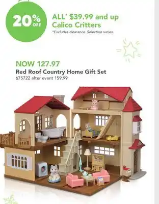 Toys R us Red roof country home gift set offer