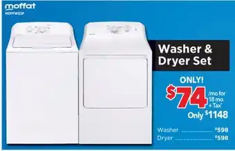 Surplus Furniture White 27 washer & dryer set offer