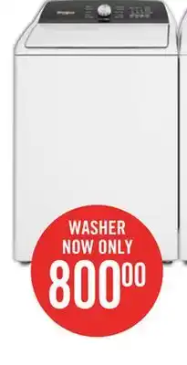 The Brick Whirlpool 5.2 cu. ft. top-load washer with built-in faucet - wtw5015lw offer