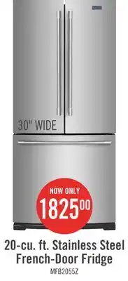 The Brick Maytag 20 cu. ft. french-door refrigerator mfb2055frz offer