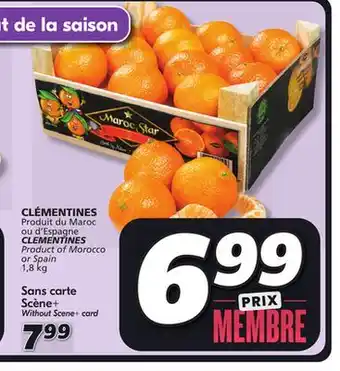 IGA Clementines offer