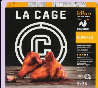 IGA La cage frozen chicken wings offer