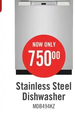 The Brick Maytag front-control dishwasher with dual power filtration - mdb4949skz offer