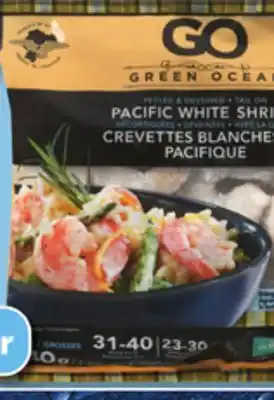 IGA Frozen raw shrimp offer