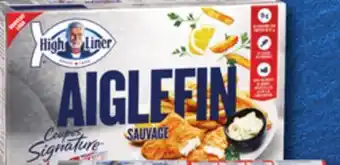 IGA High liner frozen breaded fish fillets offer