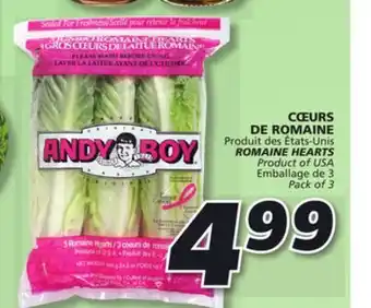 IGA Romaine hearts offer