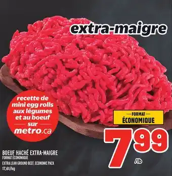 Metro Boeuf haché extra-maigre | extra lean ground beef offer
