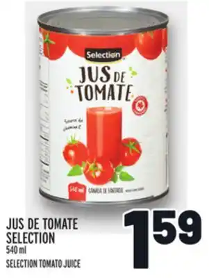 Metro Jus de tomate selection | selection tomato juice offer