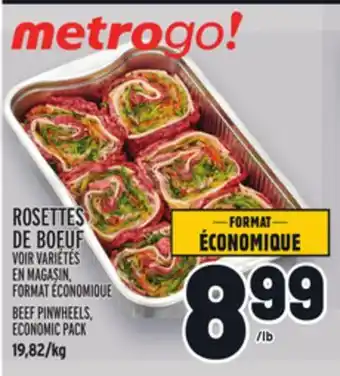 Metro Rosettes de boeuf | beef pinwheels offer