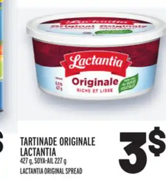 Metro Tartinade originale lactantia | lactantia original spread offer