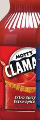 IGA Mott's clamato tomato clam cocktail offer