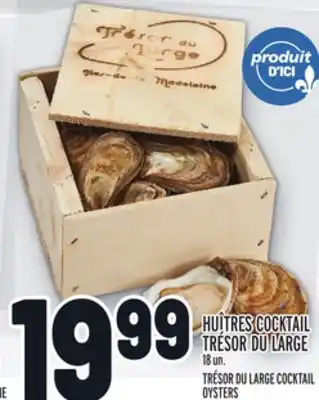 Metro Huîtres cocktail trésor du large | trésor du large cocktail oysters offer
