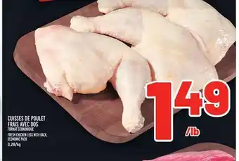 Metro Cuisses de poulet frais avec dos | fresh chicken legs with back offer