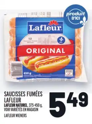 Metro Saucisses fumées lafleur | lafleur wieners offer