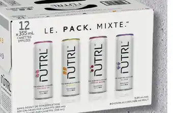 IGA Nütrl alcoholic malt beverage offer