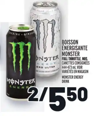 Metro Boisson énergisante monster | monster energy drink offer