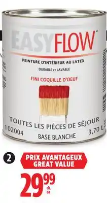 Canadian Tire Easyflow latex interior paint or primer offer