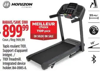 Canadian Tire Horizon t101 treadmill offer