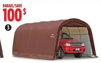 Canadian Tire Shelter logic garage-in-a-box roundtop heavy-duty shelter offer