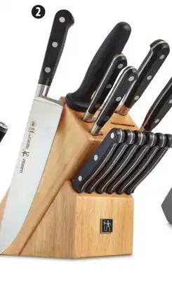 Canadian Tire Henckels 13-pc french-forged knife block set offer