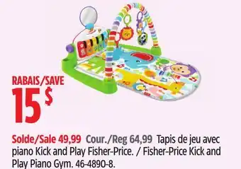 Canadian Tire Fisher-price kick and play piano gym offer