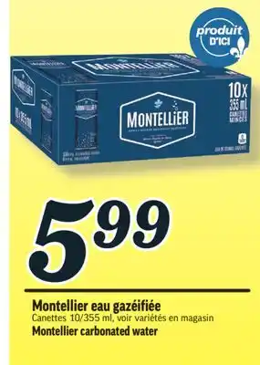 Marché Richelieu Eau gazéifiée montellier | montellier carbonated water offer