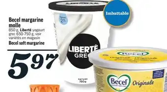 Marché Richelieu Margarine molle becel | becel soft margarine offer
