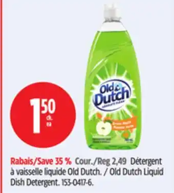 Canadian Tire Old dutch liquid dish detergent offer