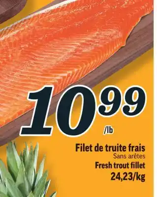 Marché Richelieu Filet de truite frais | fresh trout fillet offer